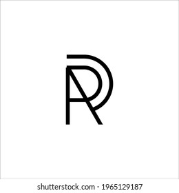letter RA logo design vector sign