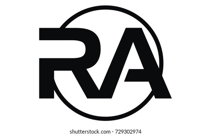 Letter Ra Modern Logo 