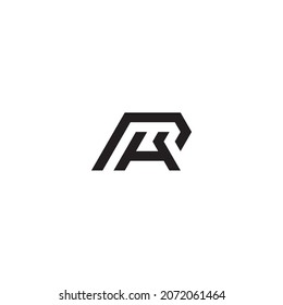 letter RA RH PA PH R P H A simple symbol logo vector