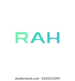 Letter RAH logo design template vector. Simple vector logo brand for apparel, fashion, boutique, business and company