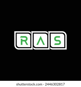 Letter RAS Logo Icon Design, Creative ra Logo Letter Vector Art For All Kind Of use