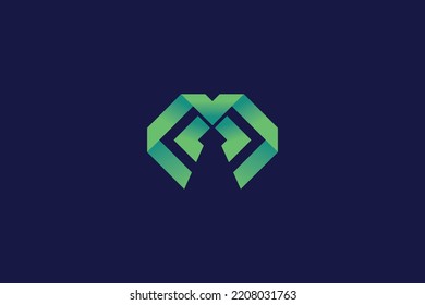 Letter RB or BR Logo