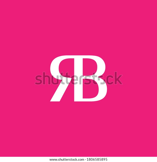 Letter Rb Br R B Logo Stock Vector (Royalty Free) 1806585895 | Shutterstock