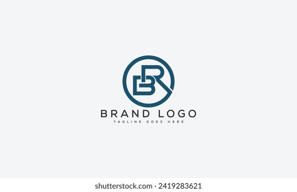 letter RB logo design vector template design for brand.