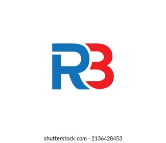Letter RB Logo Icon Monogram Vector Design Concept Template.	