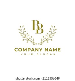 Letter RB logo vector design template