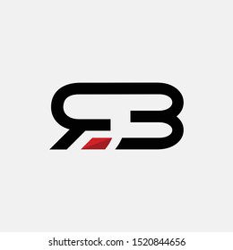 Letter RB Typography Creative Business Modern Logo