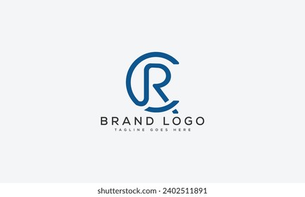letter RC logo design vector template design for brand.
