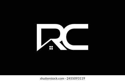 Letter RC logo for real estate