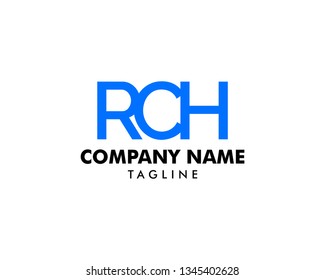 Letter RCH element logo design