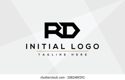 Letter RD Logo. Creative RD company logo icon vector for business