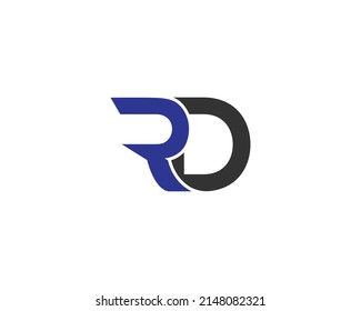 Letter RD Logo Design Icon Creative Vector Symbol Template illustration.