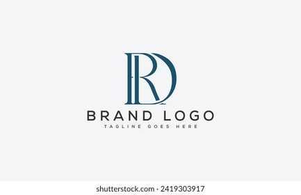 letter RD logo design vector template design for brand.