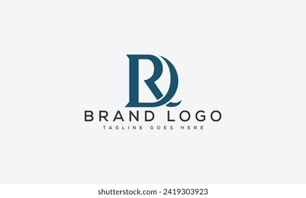 letter RD logo design vector template design for brand.
