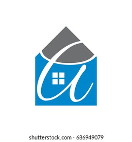 letter a real estate logo