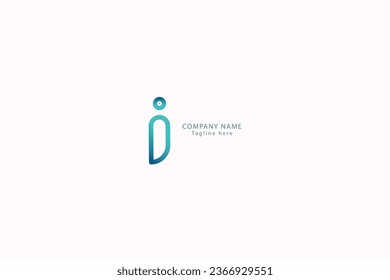 Logo des Unternehmens Letter I für kreative und einfache, moderne Filmproduktionen