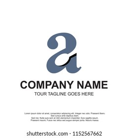 letter a restaurant logo