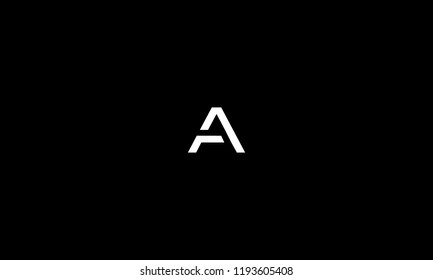 LETTER A RETRO LOGO WITH NEGATIVE SPACE EFFECT FOR ILLUSTRATION OR LOGO DESIGN USE