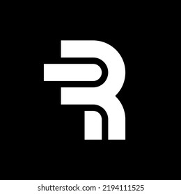 Letter RF FR Creative Monogram Logo