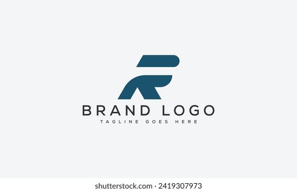 letter RF logo design vector template design for brand.