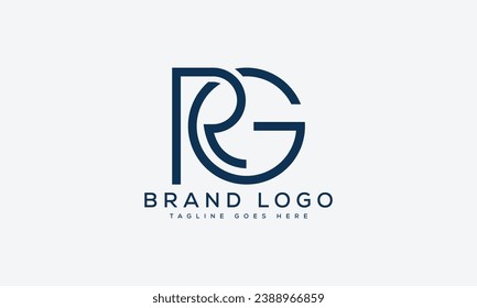 letter RG logo design vector template design for brand.