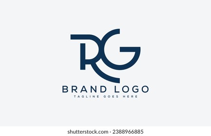 Buchstaben RG Logo Design Vektordesign Vorlage Design für Marke.