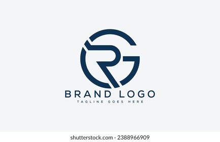 letter RG logo design vector template design for brand.