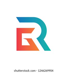 Letter RG simple