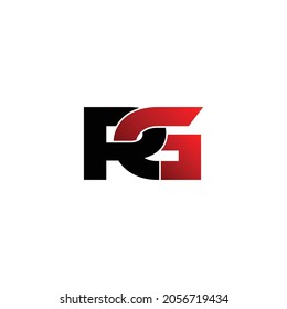 Letter Rg Simple Logo Design Vector Stock Vector (Royalty Free ...