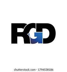 Letter RGD monogram logo design