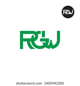 Letter RGW Monogram Logo Design