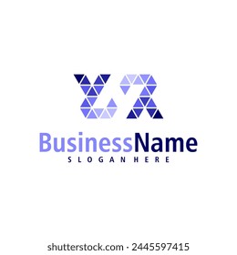 Letter RH Logo Design Vektorgrafik. Creative Initial RH-Logo-Konzepte Vorlage