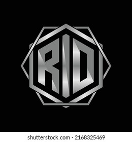 Letter Rio Hexagon Business Logo Design