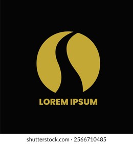 letter river icon abstract logo design