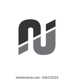 Letter rj logo design vector