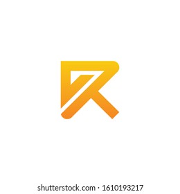 letter RK logo design element template vector