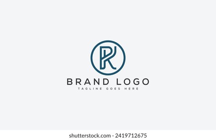 letter RK logo design vector template design for brand.