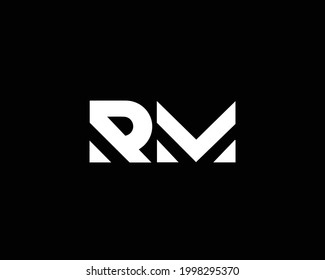 Letter RM Logo Symbol Vektorvorlage Illustration Design.