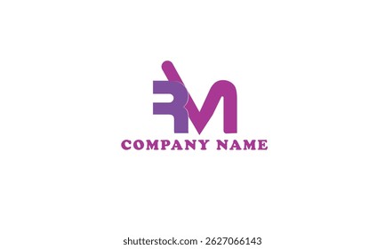 Letter RM Logo,Logo symbol,letter based Logo.