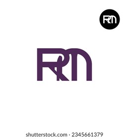 Letter RM Monogram Logo Design