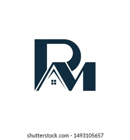 LETTER RM REAL ESTATE LOGO DESIGN
