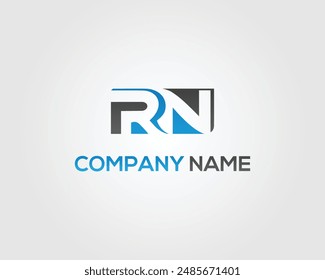 Letter RN Logo, Icon Design Template Inspiration Vector Illustration.
