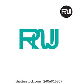 Letter RNJ Monogram Logo Design
