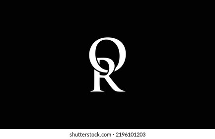  vector de diseño de logotipo RO de letra, OR 