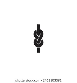 Letter I Rope logo icon vector template.eps