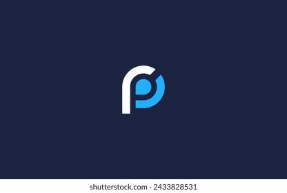 letter rp or pr logo icon design vector design template inspiration