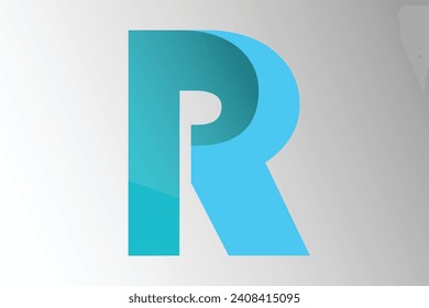 letter rp, pr logo monogram.