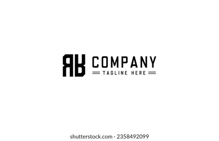 Letter RR logo design monogram