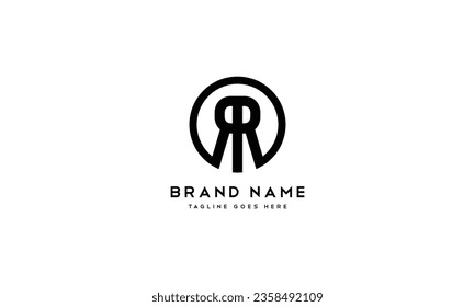 Letter RR logo design monogram