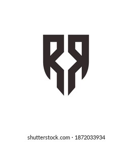 Buchstabe RR Logo-Vektorgrafik